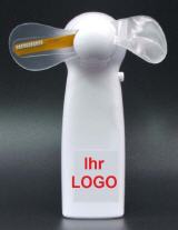 Hand Ventilator mit Firmenlogo und LED Text