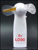 Hand Ventilator mit Firmenlogo und LED Text
